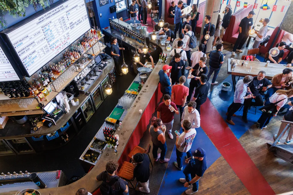 Photo of a Monad event with the community.